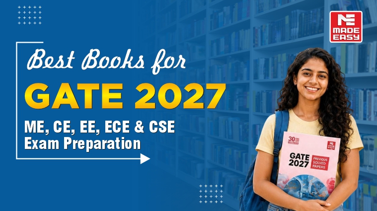 Best Books for GATE 2027 ME, CE, EE, ECE & CSE Exam Preparation 1 Best Books for GATE 2027
