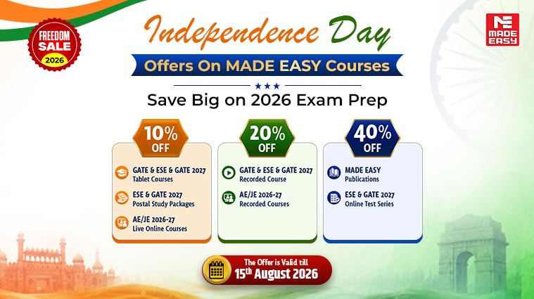 Independence Day Offers on MADE EASY Courses