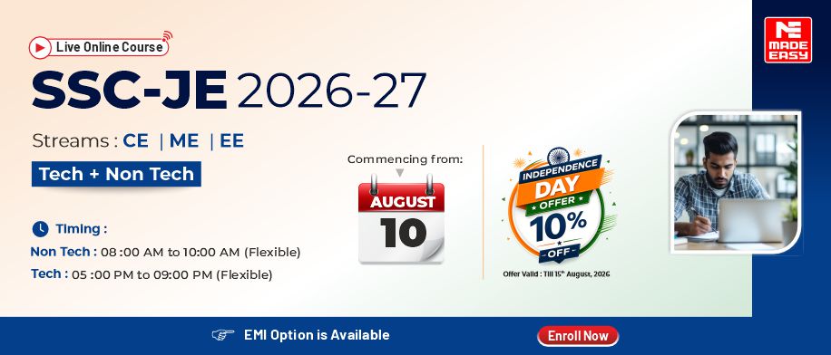 SSC JE 2027 Live Online Course