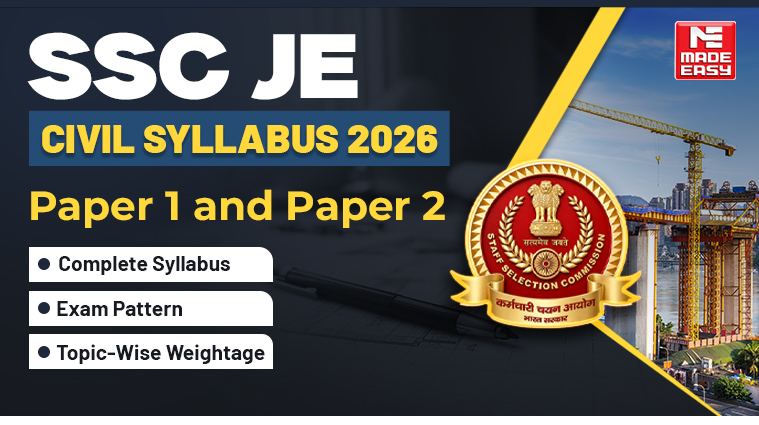 ssc je civil syllabus